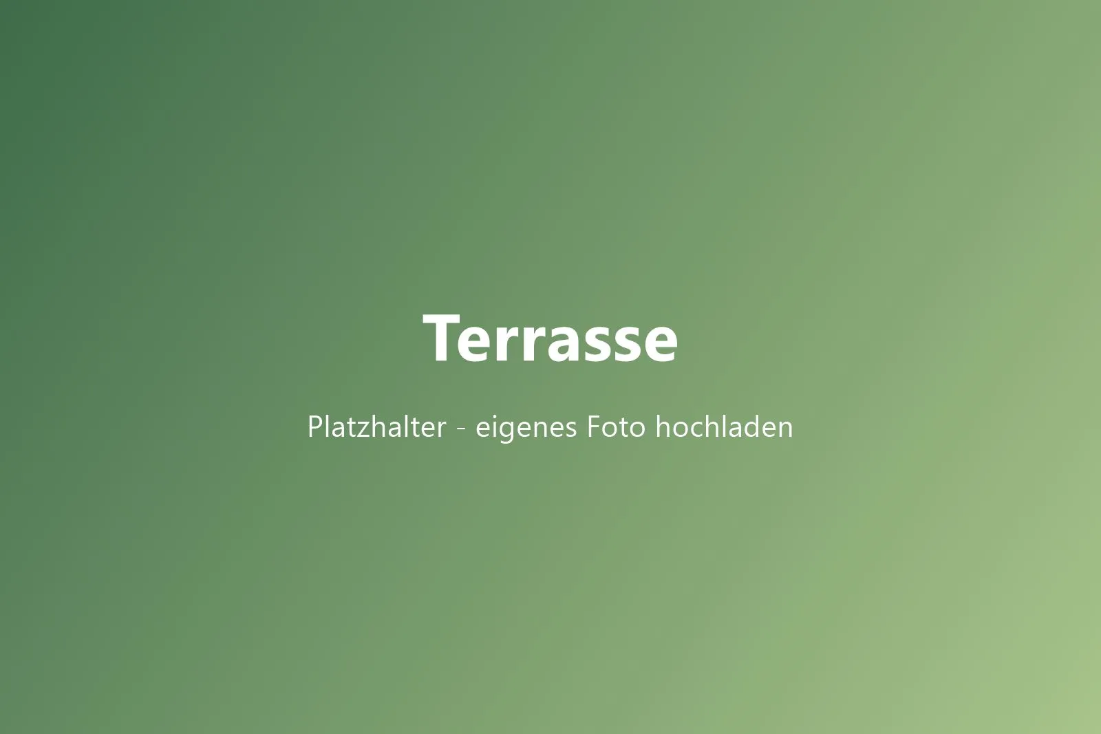 Terrasse im Sommer